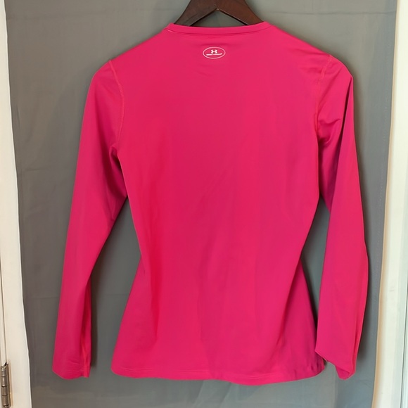 Pink fitted women’s Under Armour Cold Gear long sleeve medium winter - Picture 4 of 4